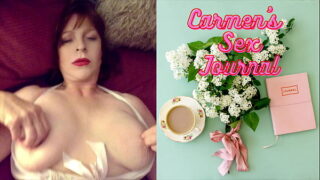 Granny Carmen Angel’s Rockin’ Solo DP Masturbation & Cum
